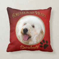 Forever in My Heart Pillow - Pet's Memory - Foto