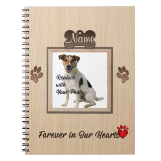 Forever in Our Heart Pet Loss - Dog Notebook Notizblock