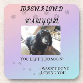 Forever in Our Hearts Gradient Tribute Getränkeuntersetzer