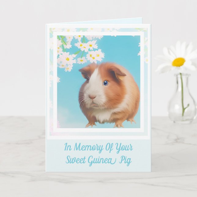 Forever in Our Hearts: Guinea Schweinekarte Beilei Karte (Kleine Pflanze)