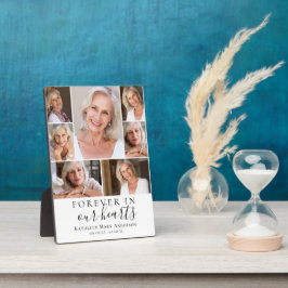 Forever in Unser Herz Foto Beileid Memorial Plaq Fotoplatte