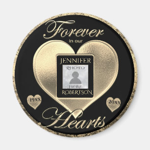 Forever in unserem Hearts Foto Memorial Magnet