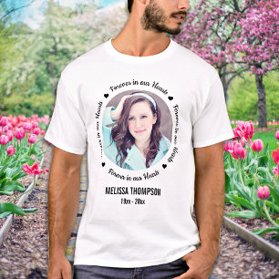 Forever in unserem Hearts Foto Memorial T-Shirt