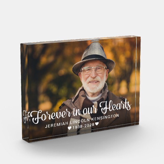 Forever in unserem Hearts Memorial Foto (Links)