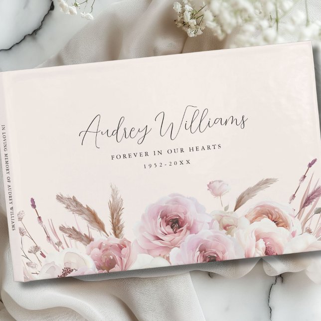 " Forever in unseren Herzen" Wasserfarbe, Gästebuch (Von Creator hochgeladen)