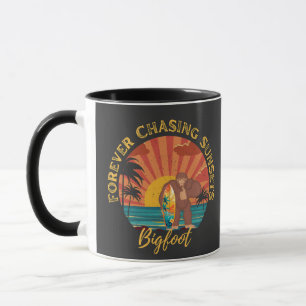 Forever Jagd Sonnenuntergänge Bigfoot Surfen Schwa Tasse