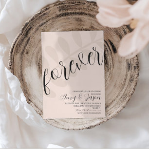 Forever Leaf Hochzeit Einladung