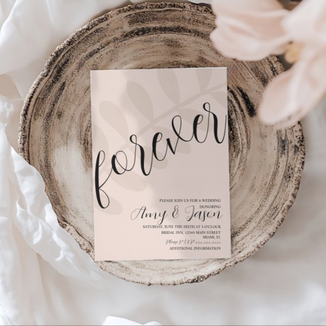 Forever Leaf Hochzeit Einladung (Von Creator hochgeladen)