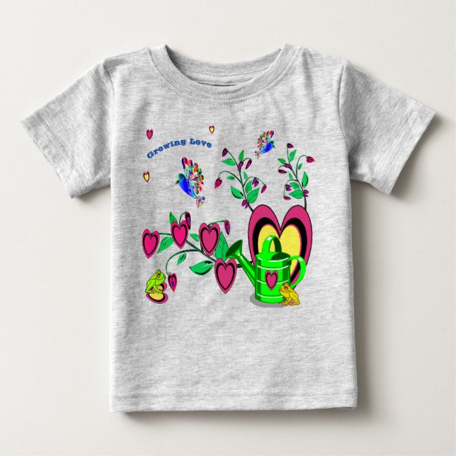 "Forever"-Liebe - Baby-T - Shirt (Vorderseite)