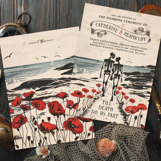 Forever Love am Meer Einladung Hochzeit (Von Creator hochgeladen)