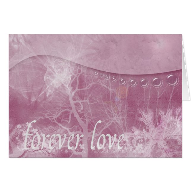 Forever Love Card (Vorderseite (Horizontal))