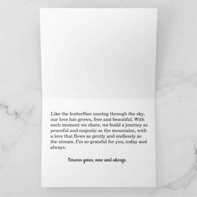 Forever Love Card Karte (Innenseite)