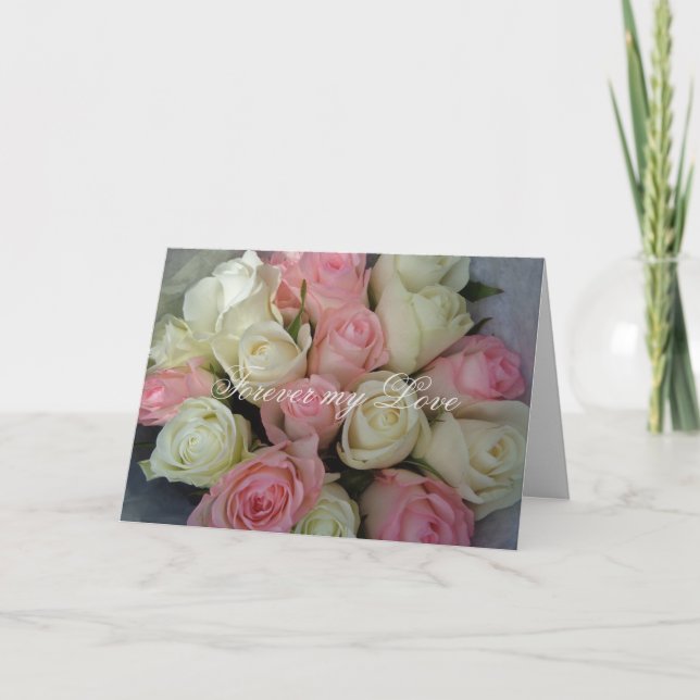 Forever Love Feiertagskarte (Vorderseite)