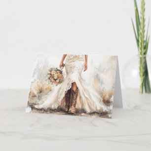 Forever Love für Stiefel und Herzbride Karte