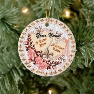 Forever Love Hochzeit Ornament