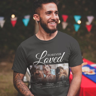 Forever Love Memorial 3 Foto Memorial T - Shirt
