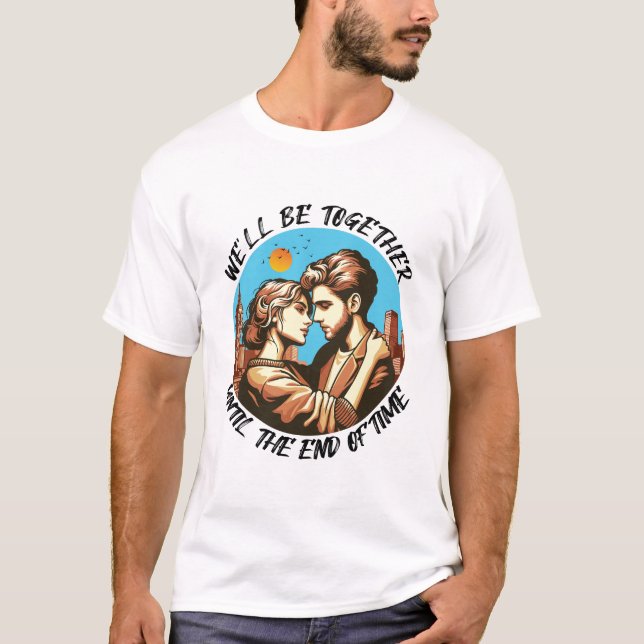 Forever Love Men White T-Shirt (Vorderseite)