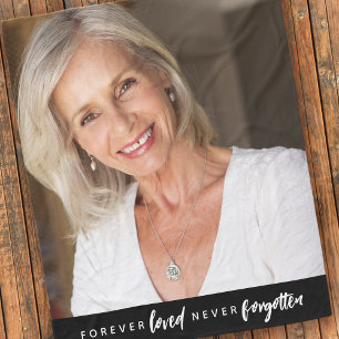 Forever Love Nie vergessen Foto Memorial Fleecedecke