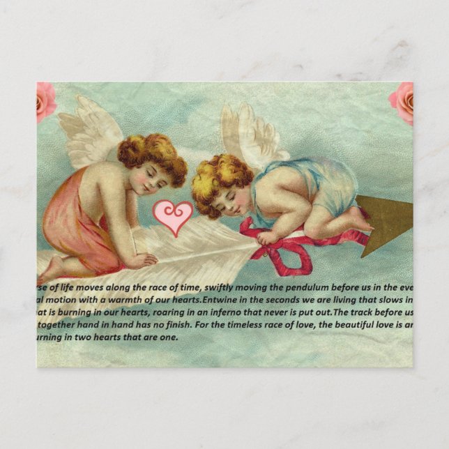 Forever Love Postcard Postkarte (Vorderseite)