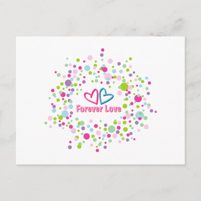 Forever Love Postkarte (Vorderseite)