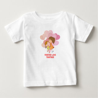 Forever Love Together - Baby T - Shirt Design