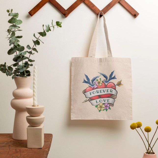 Forever Love Tote Bag Tragetasche (Von Creator hochgeladen)