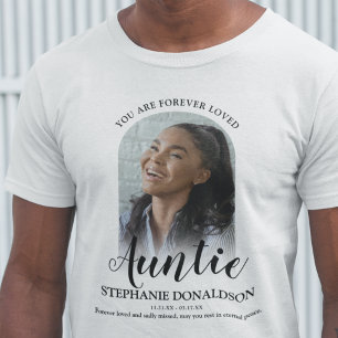 Forever Love Tuntie   Foto Memorial T - Shirt