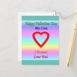 Forever Love Valentinstag Feiertagspostkarte