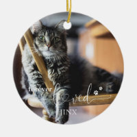 Forever Loved Pet Loss Keepake Keramik Ornament