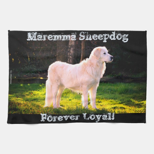 Forever Loyal Maremma Geschirrtuch (Horizontal)