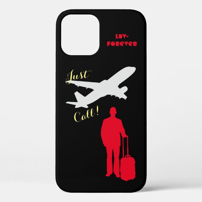Forever Luv Schwarz Case-Mate iPhone Hülle (Rückseite)