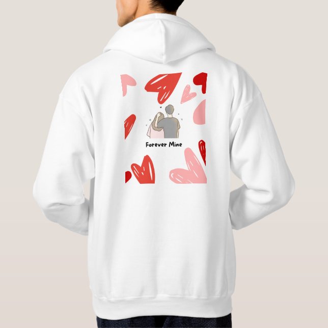 Forever Mine - Romantic Heart Hoodie (Rückseite)