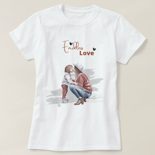 "Forever My Baby Girl: Eine Mutter Liebe T - Shirt (Design vorne)
