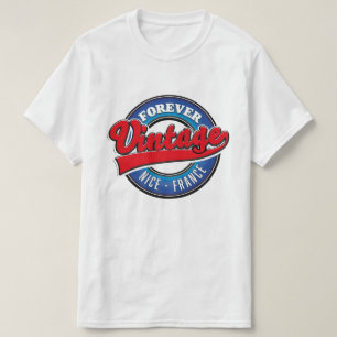 Forever Nice, Frankreich Vintages Logo T-Shirt