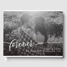 Forever Overlay White Script Foto Hochzeit