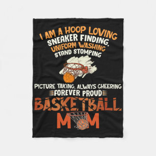 Forever Proud Bysketbyll Mama Fleecedecke