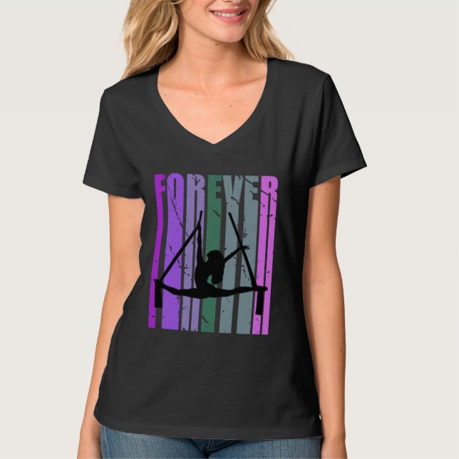 Forever Retro Aerialist Pretty Air Dancer Coach Co T-Shirt (Vorderseite)