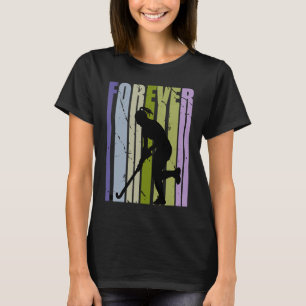 Forever Retro Hockey Motivierend Inspirierend Nied T-Shirt