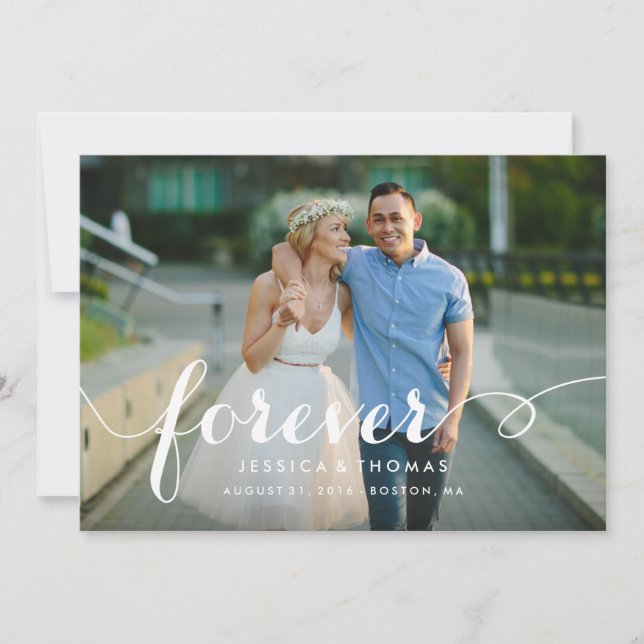 Forever Save the Date Overlay (Vorderseite)
