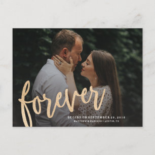 Forever Save the Date Postkarte