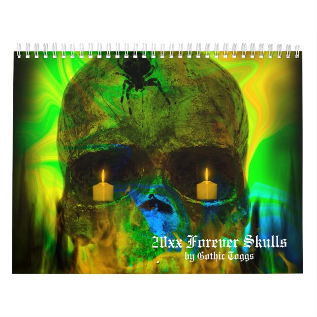 Forever Skulls Goth Fantasy Kalender (Titelbild)