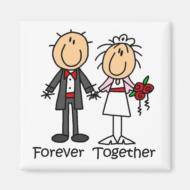 Forever Together T - Shirt and Gifts Magnet (Vorne)