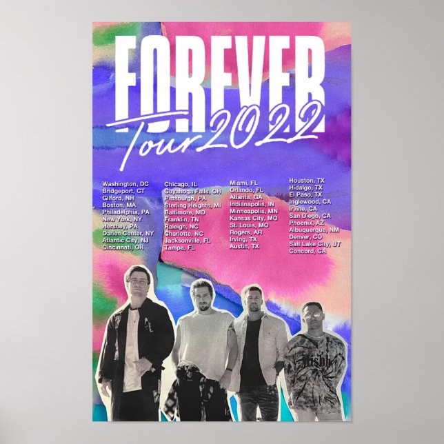 Forever Tour 2022 (Option 1) Poster (Vorne)