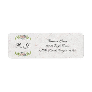 Forever - Two Hearts - One Liebe Address Label