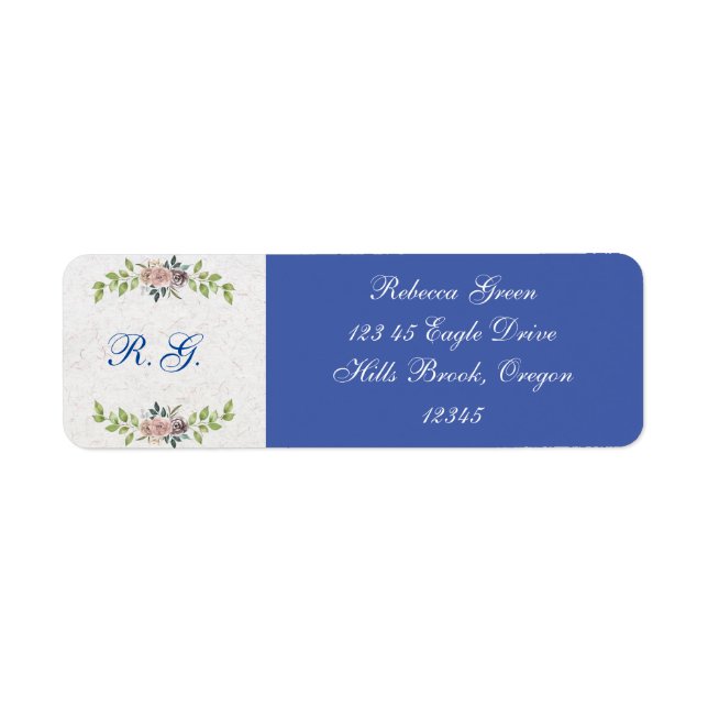 Forever - Two Hearts - One Liebe Address Label (Vorne)