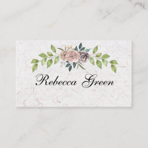 Forever - Two Hearts - One Liebe Business Card Visitenkarte