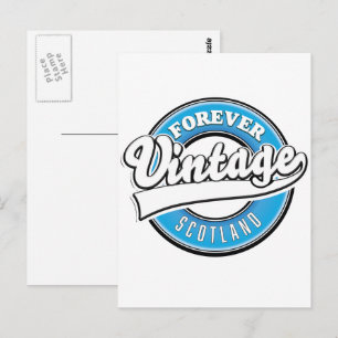 Forever vintage Australia Logo Postkarte