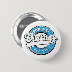 Forever Vintage Australien-Logo Button