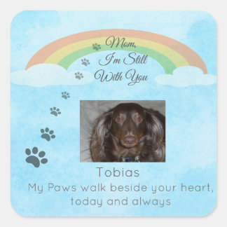 Forever Walking Beside You Quadratischer Aufkleber