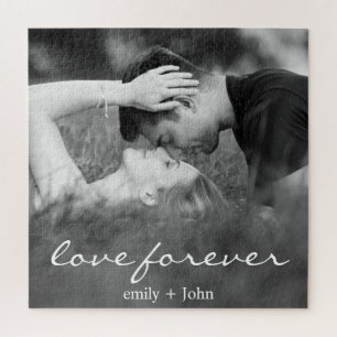 Forever Wedding Names Date Foto Puzzle